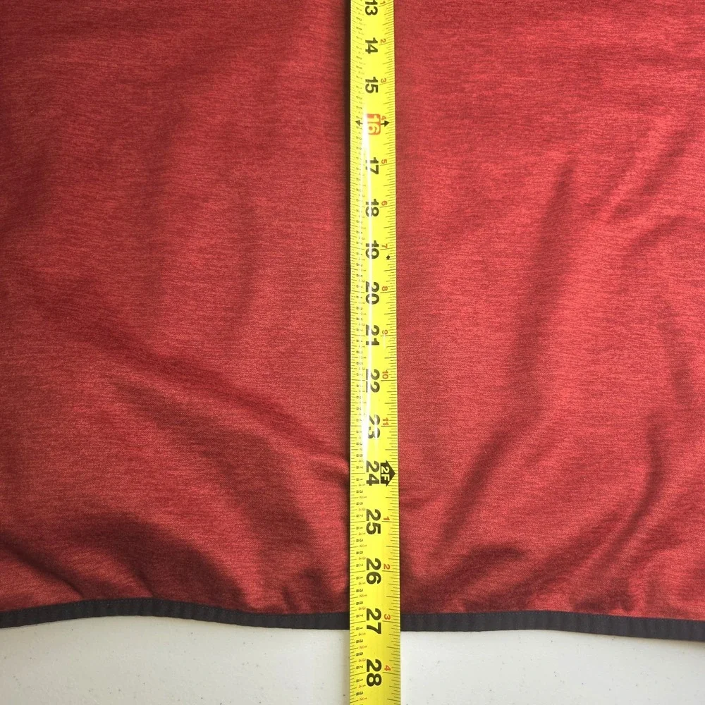 NORTH FACE Canyonlands Heather Red Size XL 1/4 Zip -2375